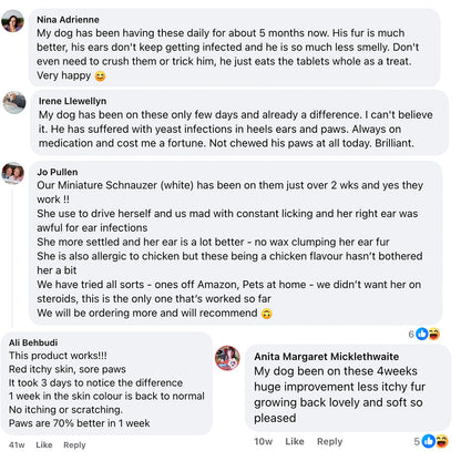 HZA™🐶Pre & Probiotics: Totalskin, Ear & Gut support🌈